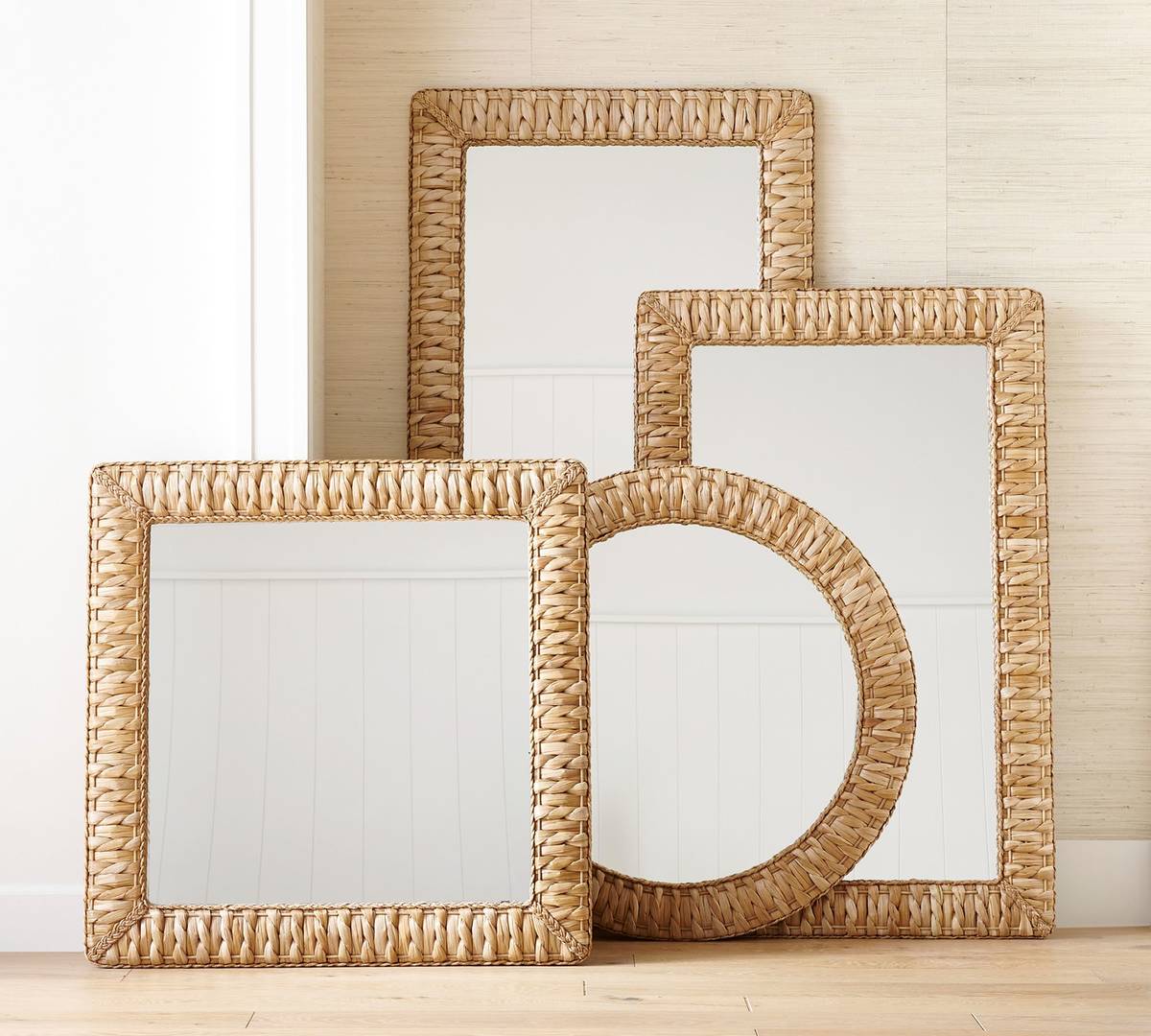 fbjgaofrjhd13237.jpg Handcrafted SeagrassHigh Quality New Style Hyacinth Antique Mirror Custom Mirror Decorative & Beauty for Livingroom Decor - WOSEN Mirror