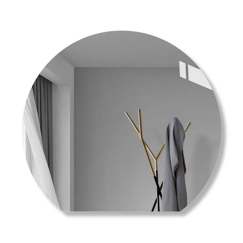 g5paojbbob22446.jpg Simple Semicircle Bathroom Mirror Wall Hanging hd Explosion-proof Glass Silver Mirror Semi Round Cosmetic Mirror - WOSEN Mirror