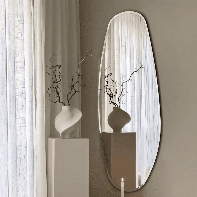 ghwcb4rcg1f9323.png Modern Style Full Body Dressing Mirror for Girls’ Bedroom Large Glass Wall-Hanging for Cloakroom & Fitting Room for Shops Houses - WOSEN Mirror