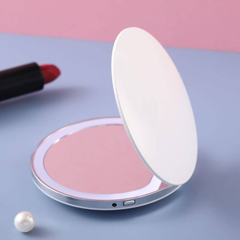 gjengylv3nh8098.jpg Wholesale Quality Beauty Led Makeup Mirror Portable Fashion Vanity Plastic Makeup Mirror With Lights - WOSEN Mirror