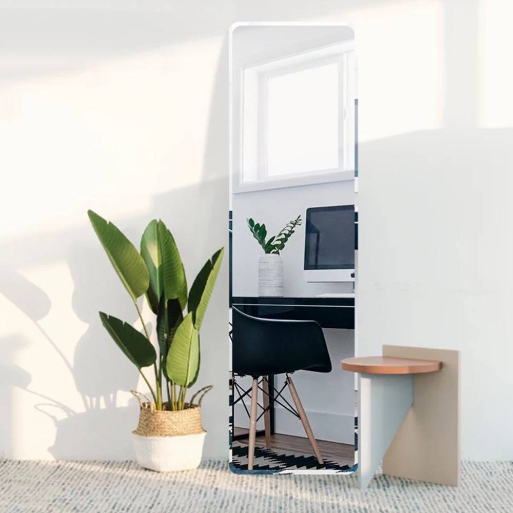 WOSEN OEM Customized Frameless Mirror Made Wall and Standing Floor Mirror Handcrafted in the China Customized Color Floor Mirorr
