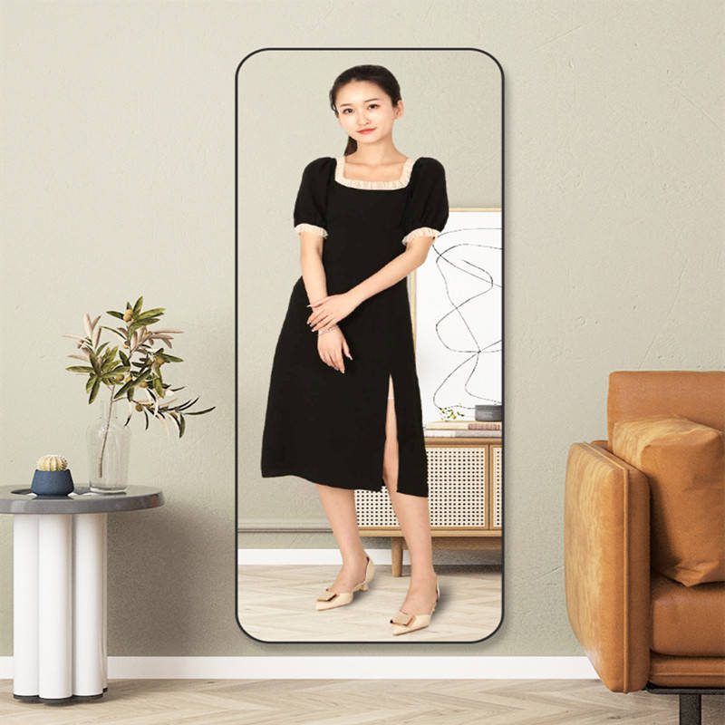 gk4rxycdn0j20253.jpg Net Red Full Body Mirror Girl Bedroom Wall Hanging Floor Mirror Home Girl Standing Mirror - WOSEN Mirror