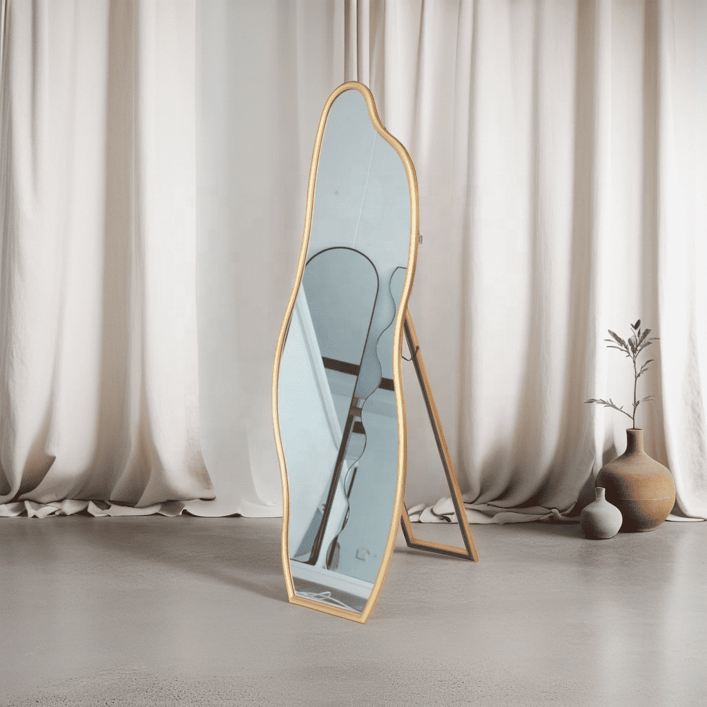 gs3jngajl1315534.png New Design Full-Length Bedroom Floor Mirror Simple Irregular Wall Mirror Full-Size - WOSEN Mirror