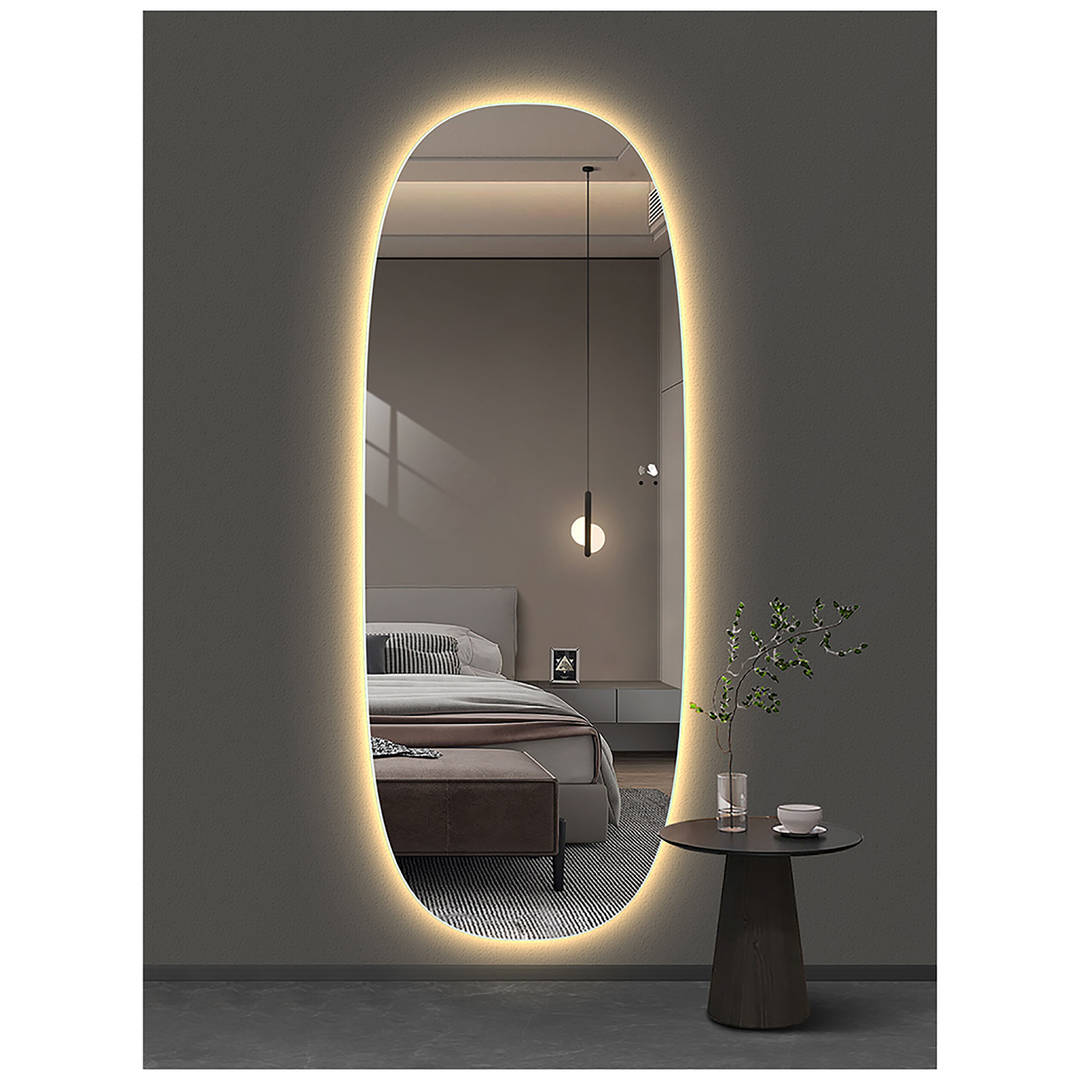 gwcispf0pot11378.jpg Wholesale Customized Wall Hanging Smart Dressing Mirror with Led Lights Clothing Store Full Length Fitting Mirror - WOSEN Mirror