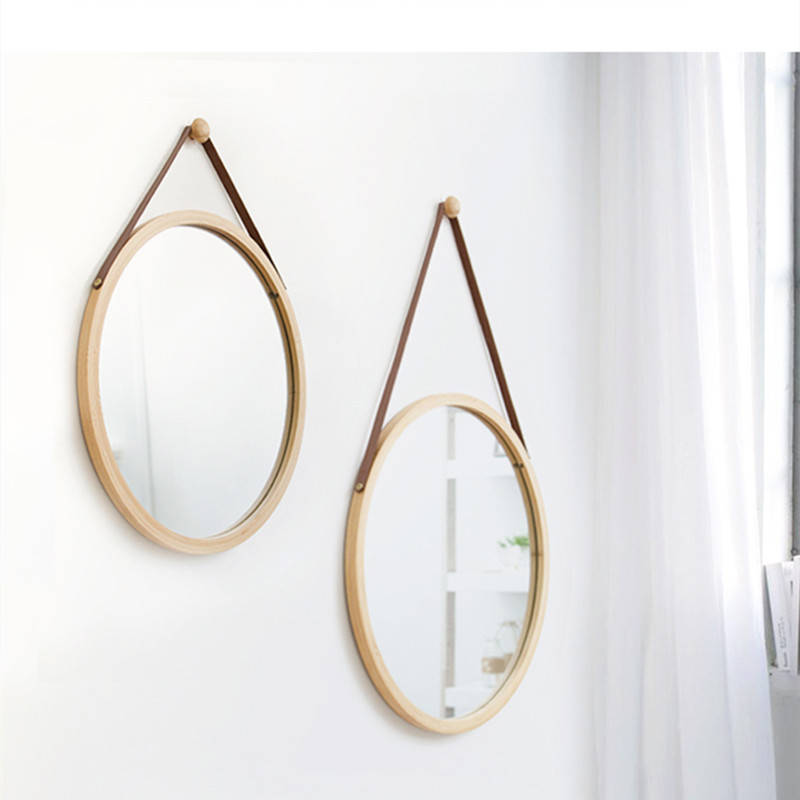 Mirrors Decor Wall Living Room Student Dormitory Hanging Mirror Net Red Dressing Wall Mirror - WOSEN Mirror