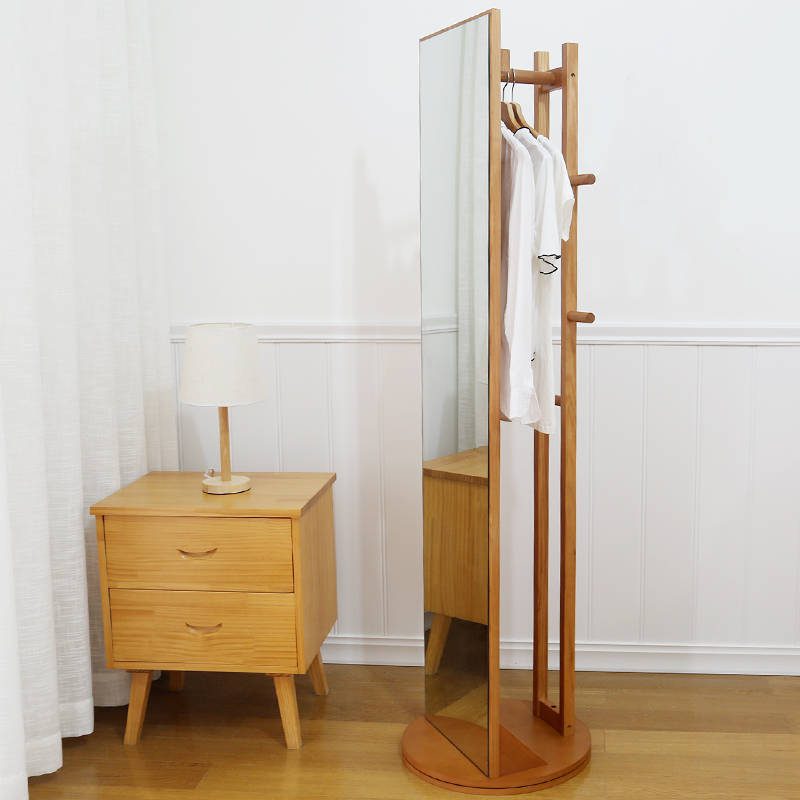 Contemporary Style Wooden Mirror Frame for Bedroom Furniture Elegant Floor Decorative Mirror for Hotels - WOSEN Mirror