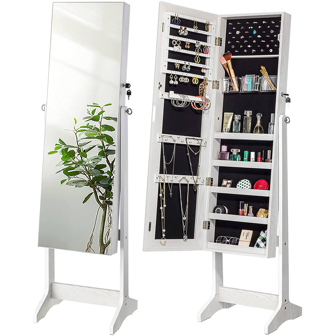 h4o3qat3zhd19452.jpg Hot Selling Dressing Mirror Stand Bedroom Decor Stand Mirror Make up Mirror - WOSEN Mirror