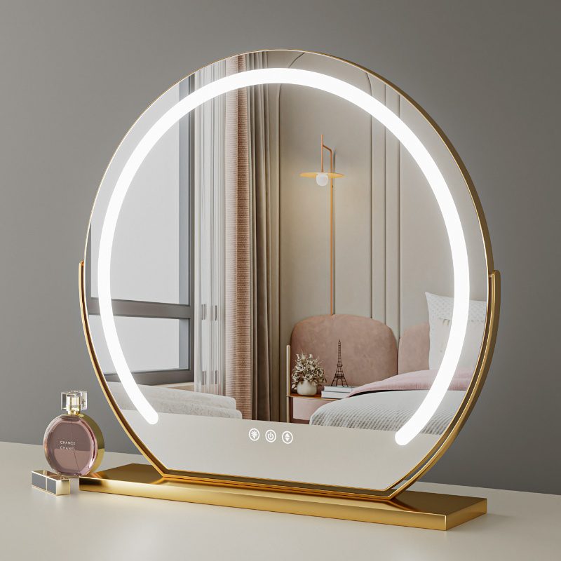 hyaqqwigz355901.png Modern LED Cosmetic Mirror with Smart Charging Supplementary Light Framed Glass Design Personalized for Dormitory or Home Use - WOSEN Mirror