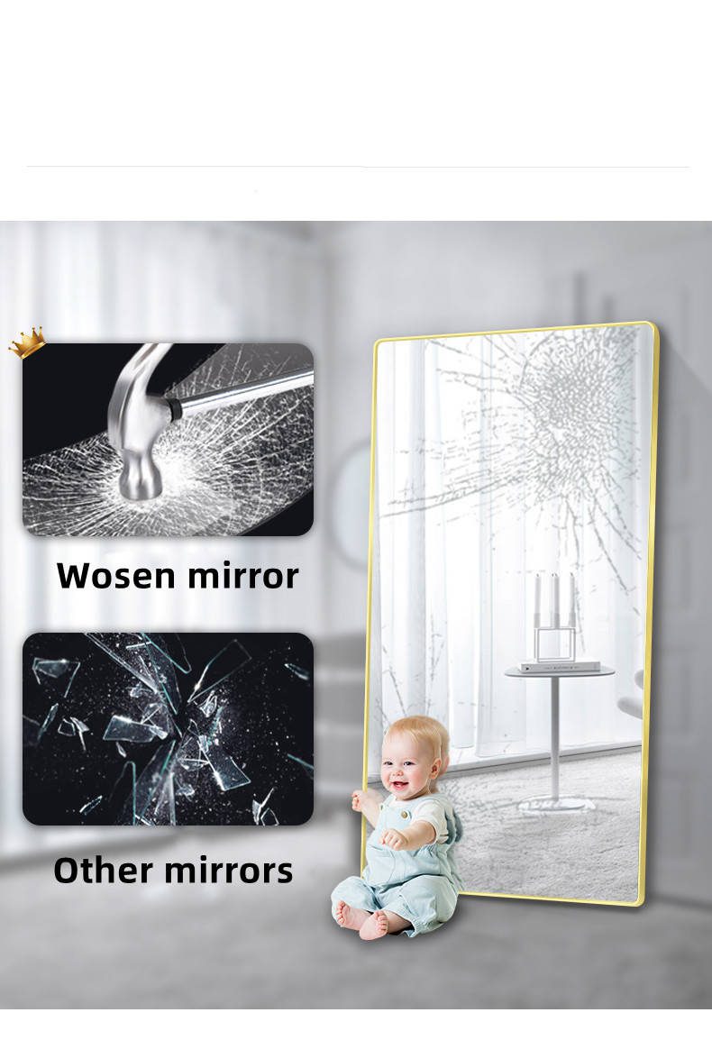 i040dthum1320285.jpg Household Full-length Mirror Can Be Customized by Standing Wall Mounted Large Mirror - WOSEN Mirror