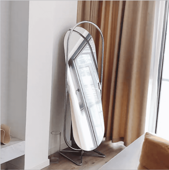 i4k5mklvlex16245.png Designer Rotating Floor Mirror Makeup Mirror Ins Removable Full-length Mirror - WOSEN Mirror