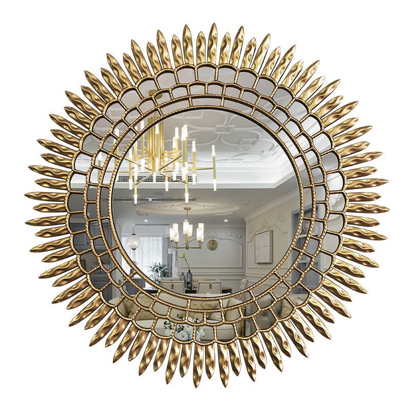 Porch Decorative Mirror European Carved Sunglasses Wall Creative Hanging Mirror Customized - WOSEN Mirror