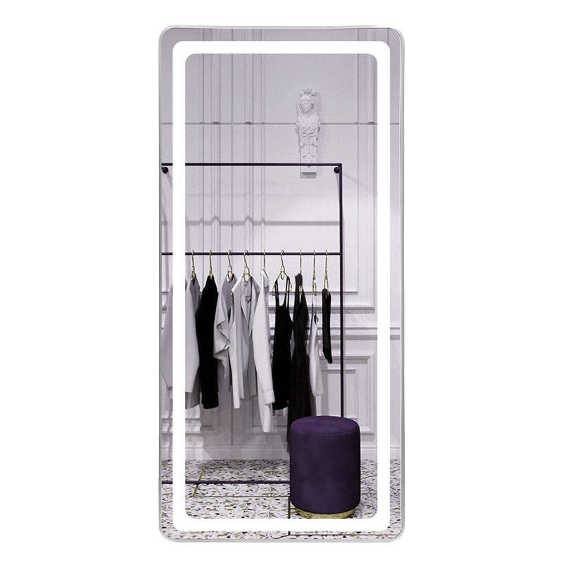 isliwip5ijo18553.jpg Wosen Modern Full-Length LED Stand Mirror Aluminium Arch Floor Stand Wall Hanging Mirror for Dressing & Decorative Use - WOSEN Mirror