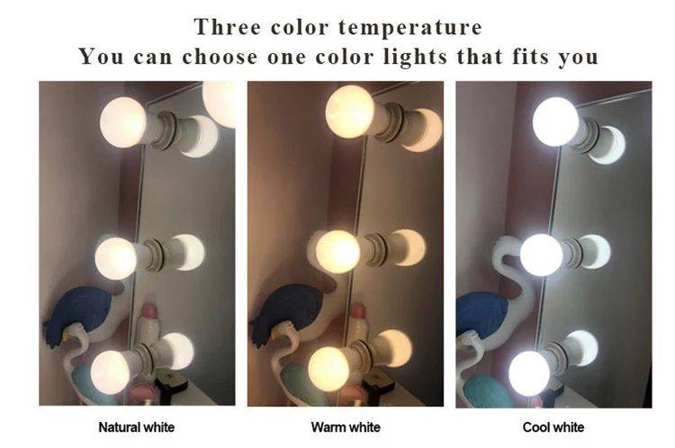 it2nmt5jmkn6456.jpg Hollywood Style Vanity Mirror With Smart Touch Screen Large Desktop Makeup Mirror Base 12 Pcs Led Bulbs for Makeup Desktop Table - WOSEN Mirror