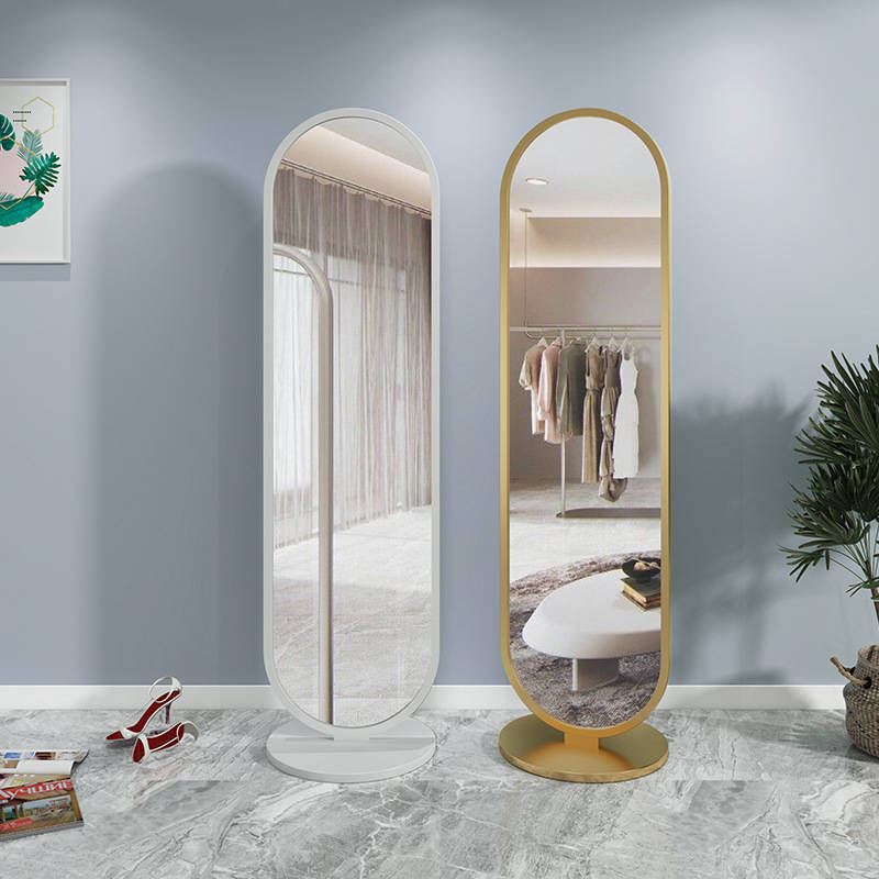 jautwwvkgqd16175.jpg Nordic Home Bedroom Floor Mirror Clothing Store Coat Rack Fitting Mirror - WOSEN Mirror
