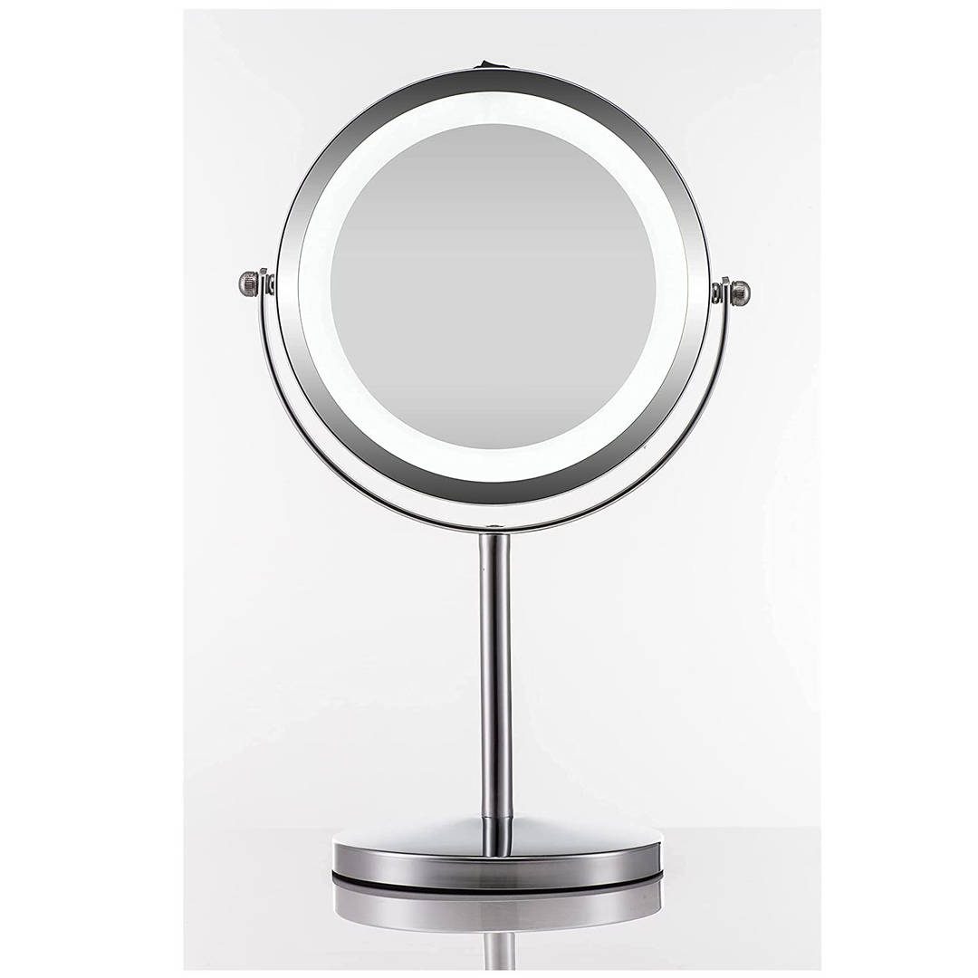 jc5fcudjnhd7724.jpg European Style Mirror Led Makeup Vanity Mirror With Lights Double-Sided Magnification Makeup Mirror - WOSEN Mirror