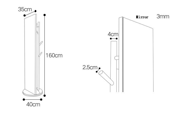jfl4k0duguj18165.jpg Home Decor Furniture Mirror Floor Mirror Hanger Mirror Wholesale Price - WOSEN Mirror