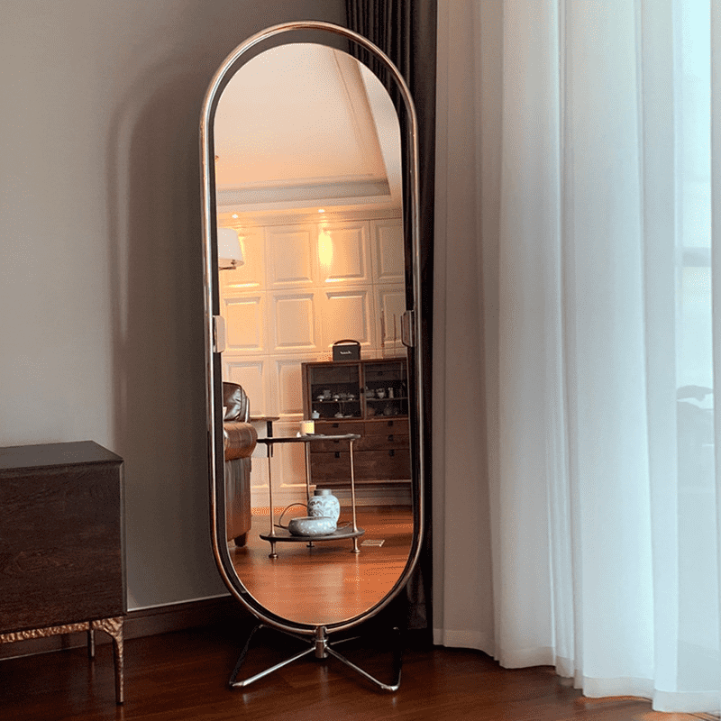 jicimywjgel16422.png Hot Selling High Quality Modern Full-Length Vertical Ironwork Floor Cosmetic Mirror for Home Bathroom Decoration-Wholesale - WOSEN Mirror