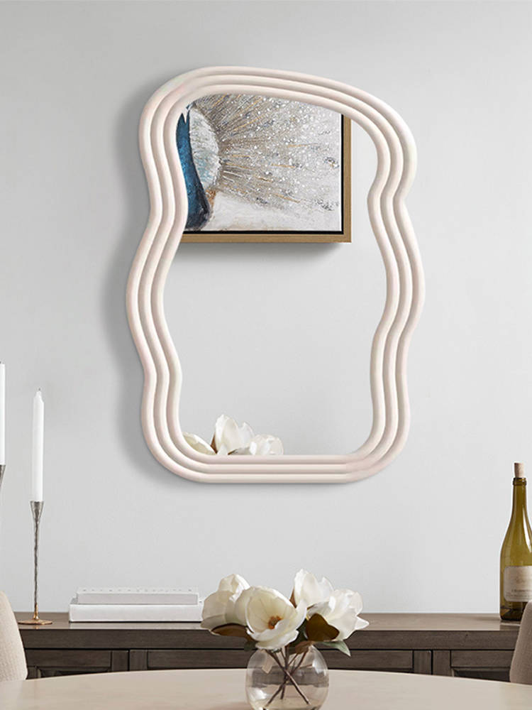 jt3hgqda2uo9497.jpg Home Online Celebrity Wave Mirror Living Room, Bedroom, Dressing Room Mirror Studio Restroom Mirror Decor - WOSEN Mirror