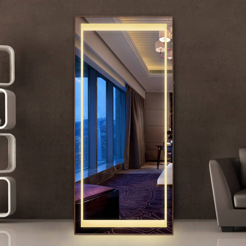 ktkzj2zs0xn16916.jpg Wholesale LED Large Floor Dressing Mirror Stand Full Length Beveled Mirror Led Mirrors Decor Wall - WOSEN Mirror
