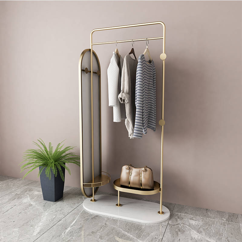 kult4mnibkp16152.jpg Mirror Full Body Floor Dressing Mirror Clothing Store Three Dimensional Rotation Storage Clothes Rack Mirror Integration - WOSEN Mirror