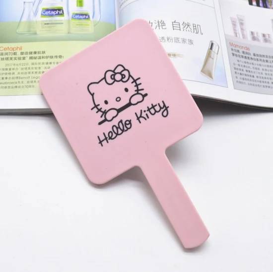 kvqtnyyaksp7629.jpg Plastic Square Hand Held Mirror Cosmetic Personalized Custom Logo Small Mirror Cosmetic - WOSEN Mirror