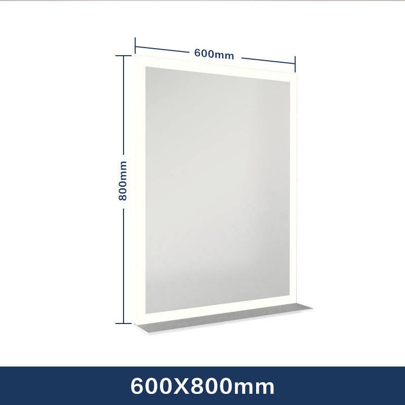 ljl5v0chvdz7677.jpg Modern LED Illuminated Bathroom Storage Wall Mounted Rectangular Mirror for Hotels with Graphic Design Solution - WOSEN Mirror