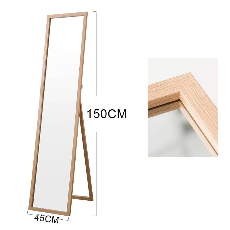 lncwicw22gx18063.jpg Floor Standing Mirror Living Room Wood Framed Large Floor Mirror Full Length Mirror - WOSEN Mirror