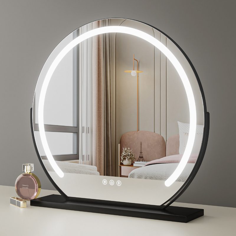 ls4nidgvozn5898.png Modern LED Cosmetic Mirror with Smart Charging Supplementary Light Framed Glass Design Personalized for Dormitory or Home Use - WOSEN Mirror