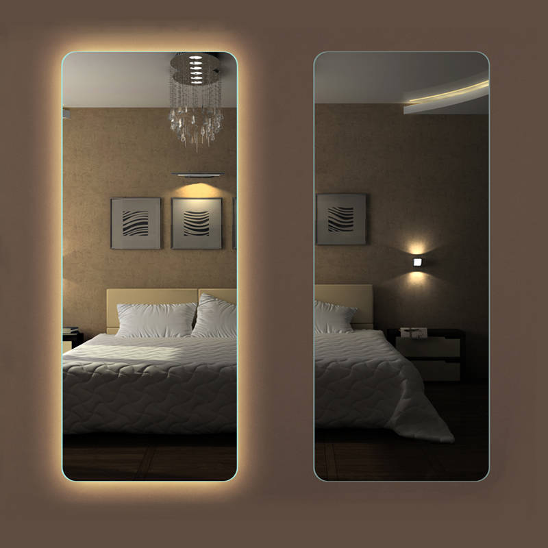 lyuf2nuvlkk11960.jpg Factory Wholesale Contemporary LED Smart Floor Mirror Salon Beauty Espejo Fitting Room Glass Mirror Cheap Contemporary Design - WOSEN Mirror