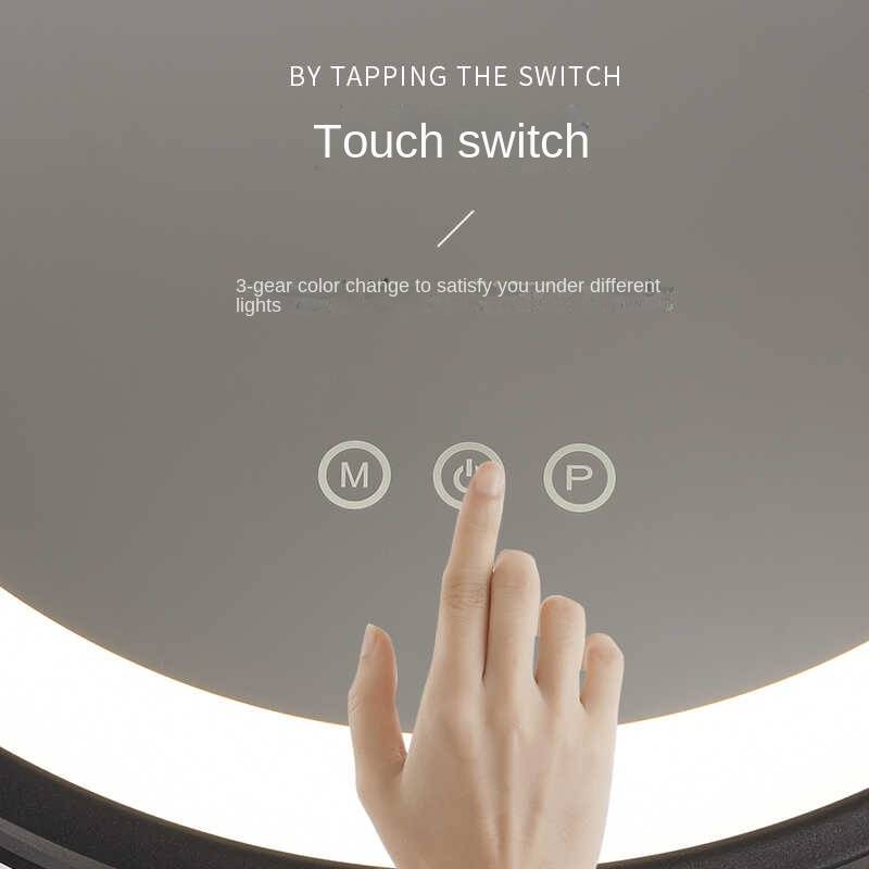 lzuclqkciwd6105.jpg Modern Luxury Simple LED Dressing Table Mirror Lamp for Bedroom Smart Makeup for Living Room Panel Wood Internet Celebrities - WOSEN Mirror