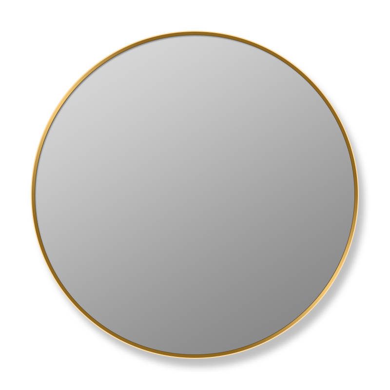 mhs5owowuea1659.jpg Wholesale Decorative Iron Art Aluminum Alloy Round Mirror Large Wall Hanging Gold Black Metal Framed Circle Mirror - WOSEN Mirror