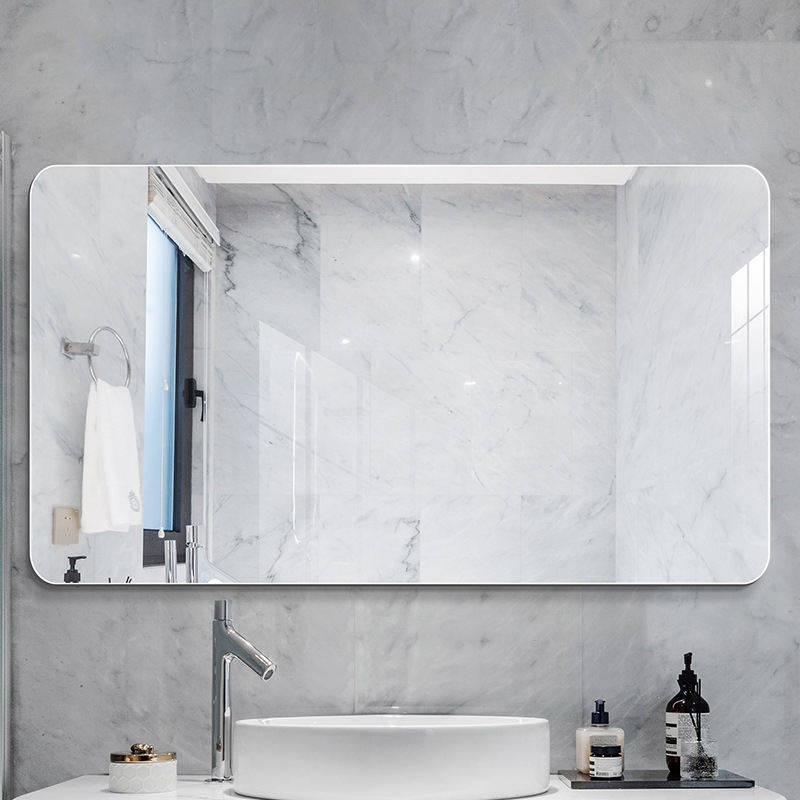 mjemfz4ahkn2264.jpg Wholesale Contemporary Rectangular Cosmetic Mirror Corner Bathroom Frameless Wall Hanging for Home Decor and Hotels - WOSEN Mirror