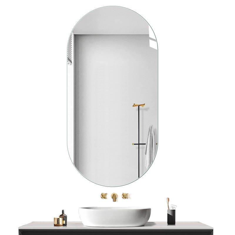 mswnolknrhy3791.jpg Factory Customized Frameless round Silver Mirror Modern Illuminated Hanging Wall Mirror for Bathroom for Hotels - WOSEN Mirror