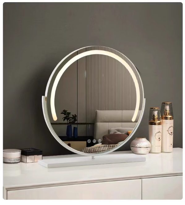 mvuk5bdnjdy6292.png Custom Hollywood Style LED Lighted Desktop Vanity Makeup Cosmetic Mirror Art Deco Design - WOSEN Mirror