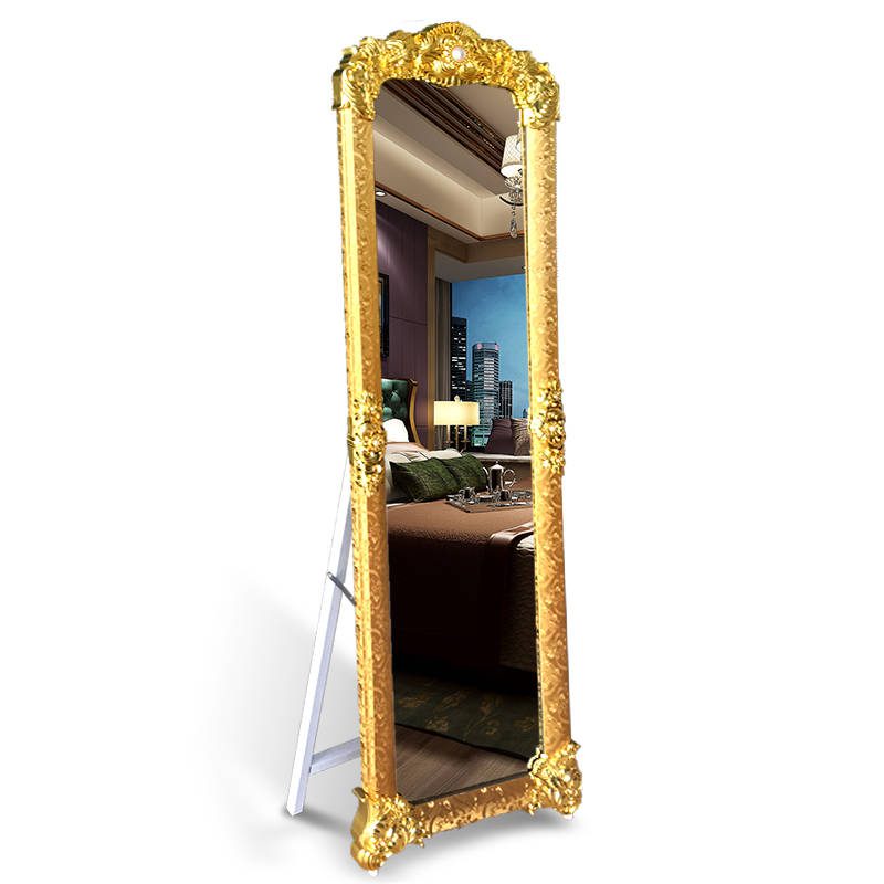 mzu00bgzzzw15512.jpg European Style Full Body Dressing Mirror Vertical Special Carved Princess Bedroom Floor Espejo Cuerpo Decorative Usage - WOSEN Mirror