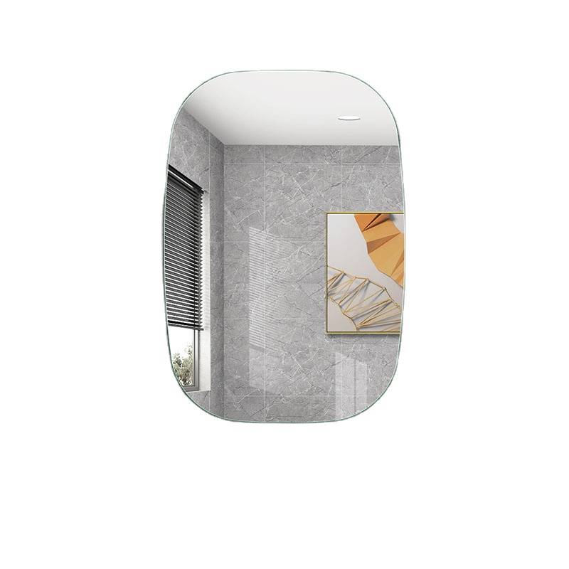 n0ghpvqn3hz3863.jpg Modern Style Frameless Bathroom Wall Mount Mirror Large Explosion-Proof Corner Hanging with Illuminated Feature for Hotels - WOSEN Mirror