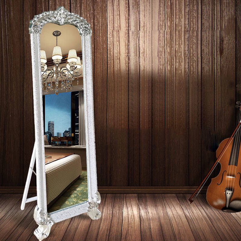 ncl1124epov15510.jpg European Style Full Body Dressing Mirror Vertical Special Carved Princess Bedroom Floor Espejo Cuerpo Decorative Usage - WOSEN Mirror