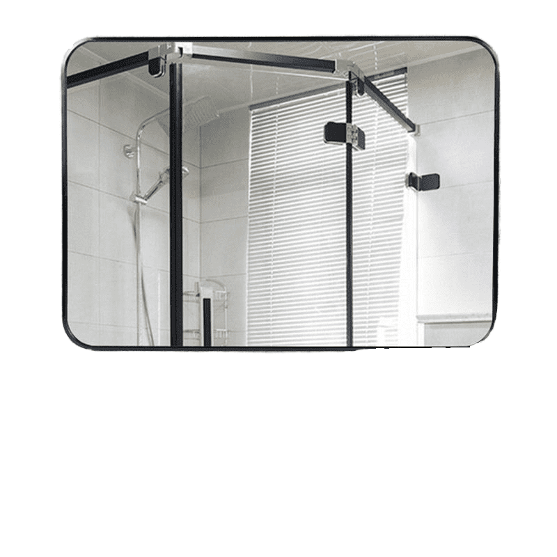 Custom Simple Modern Design Explosion-Proof Aluminum Alloy Frame Hotel Bathroom Cosmetic Mirror with Wall Hanging Decor - WOSEN Mirror
