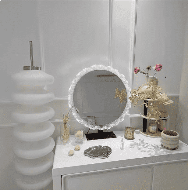 o51sqbcp1if6142.png Light Luxury European Style Three-Color Light-Changing Acrylic Makeup Mirror Desktop Dressing Table Mirror for Bedroom Vanity - WOSEN Mirror