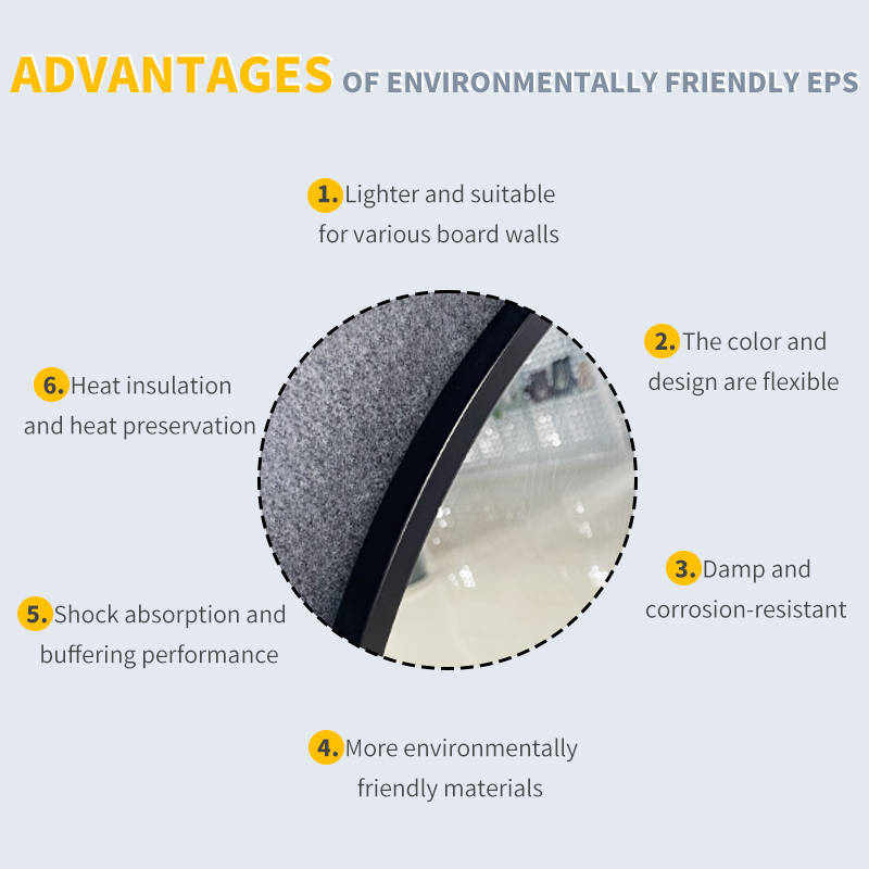 o5pj5h2ypu211270.jpg Customizable Black Border Oval Wall Mirror Made of EPS Material for Home or Hotel Use - WOSEN Mirror