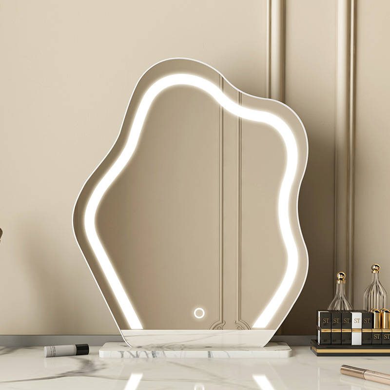 LED Vanity Mirror Cloud Shaped Desktop - WOSEN Mirror