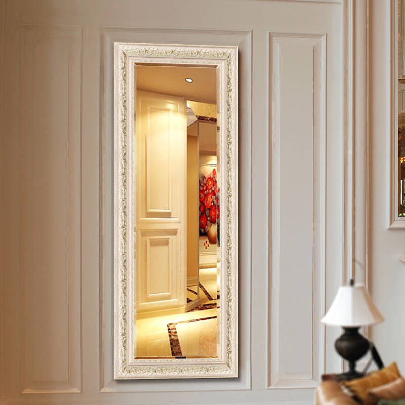 oblcw2xg3mw17667.jpg Custom Antique European Gold Rectangle Floor Mirror Full Body Wall Decor Standing Glass Aluminium for Living Dressing Use - WOSEN Mirror