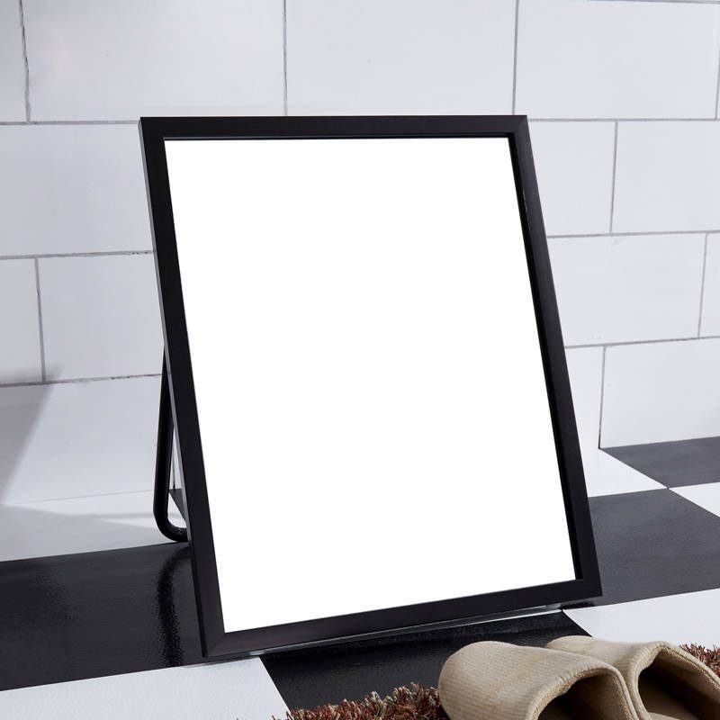 oc3w4x4klob17742.jpg Black Frame Small Stand Floor Mirror for Shoe Store - WOSEN Mirror
