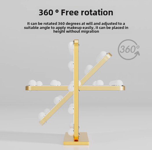 oe343qqqdwh5821.png Desktop Led Light Bulb Makeup Mirror With Light Square Large Rotatable Charging Intelligent Fill Light Makeup Mirror - WOSEN Mirror