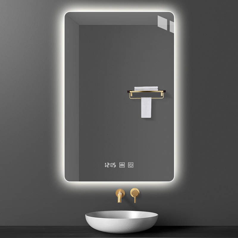 okgmljdfw0q3473.jpg Modern Square LED Bathroom Light Vanity Mirror Super Clear Waterproof with Touch Screen for Hotels Factory Designed - WOSEN Mirror