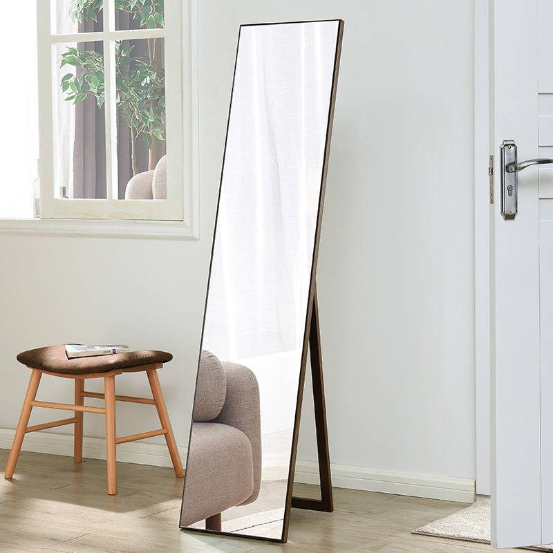 okw2i50nysv17938.jpg Silver Wood Framed Floor Mirror - WOSEN Mirror
