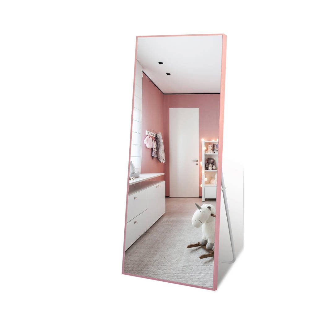 Amanti Art Full-Length Parlor Gold Floor Mirror Full Body Gold Glass for Cosmetics - WOSEN Mirror