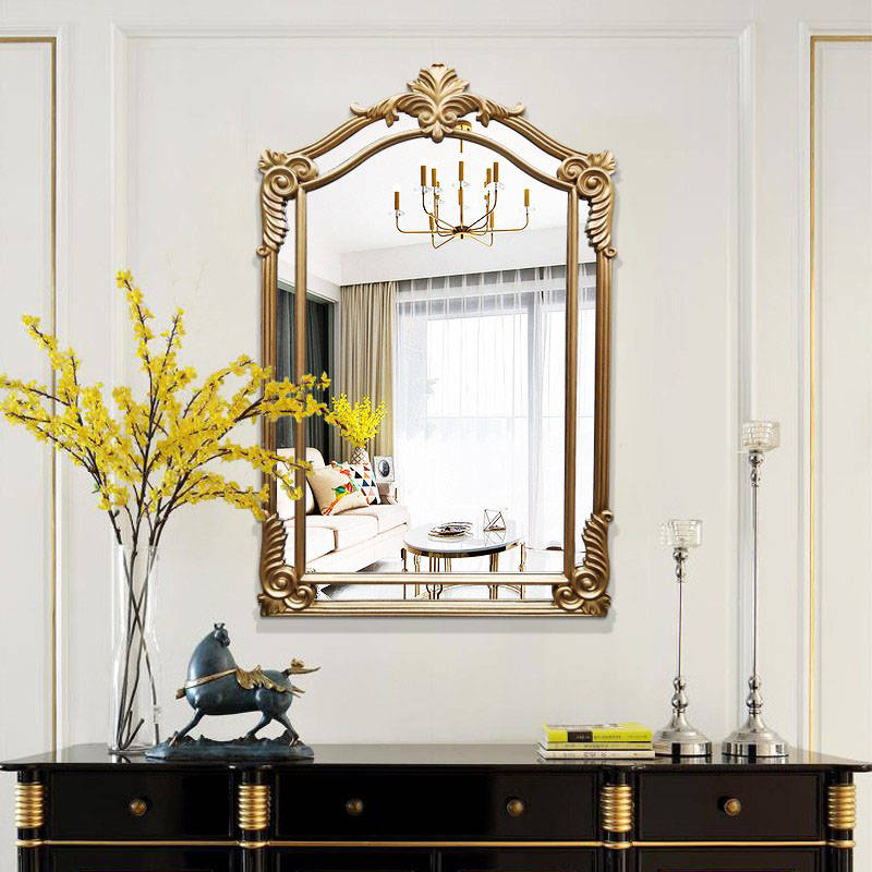 pqoeqzu24at8838.jpg Court European Retro Dressing Mirror, Carved Floor Mirror, Wall Hanging Fireplace Decorative Mirror - WOSEN Mirror