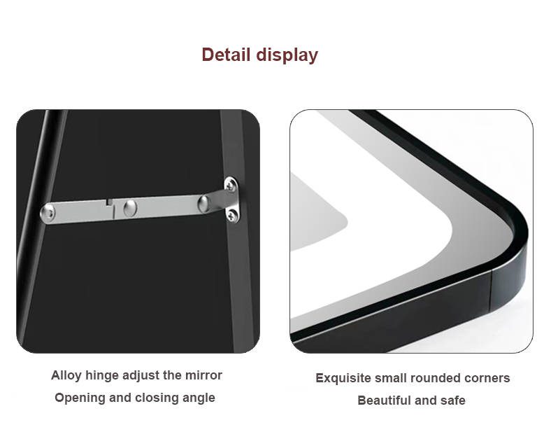 pwyrk0hpi3w16890.jpg Hot Sale Rectangular Aluminum Alloy Floor-to-Ceiling Mirror with Bracket Modern Style for Home Decoration Living Room - WOSEN Mirror