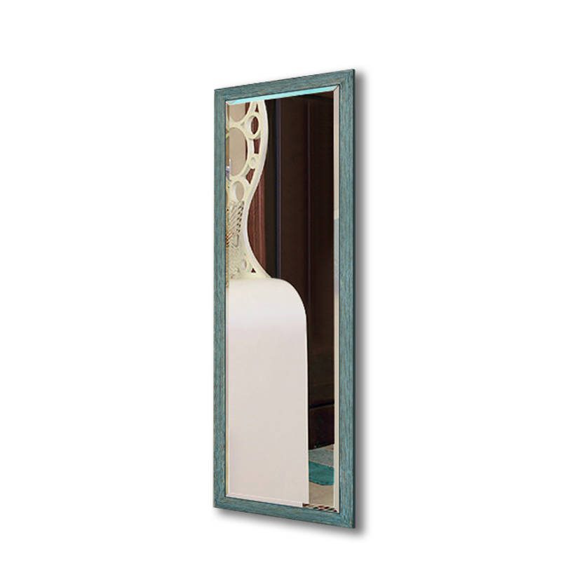 Large Vintage Green Edging Wall Mirror for Home Decor - WOSEN Mirror